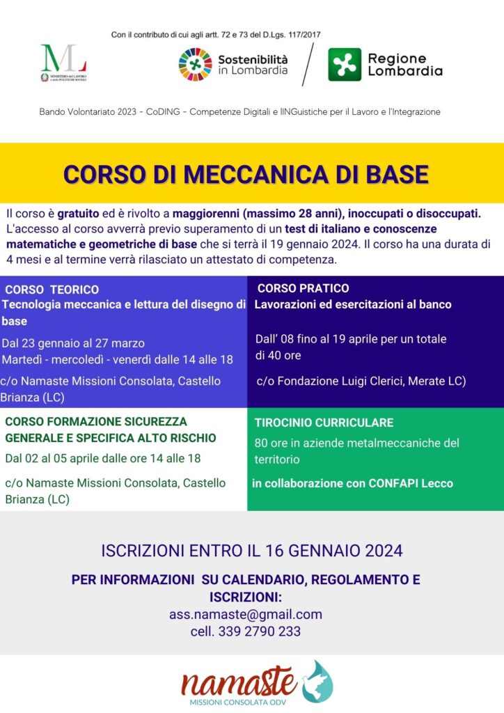 CORSO DI MECCANICA DI BASE